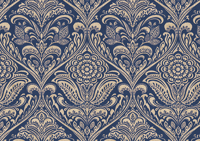 Hathaway, Indigo - Roman Blind - Image 7